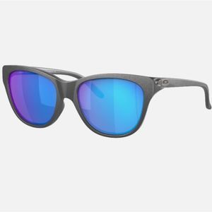 Oakley On Hold Sunglasses- Sapphire Iridium Polorized Lenses Steel Frame